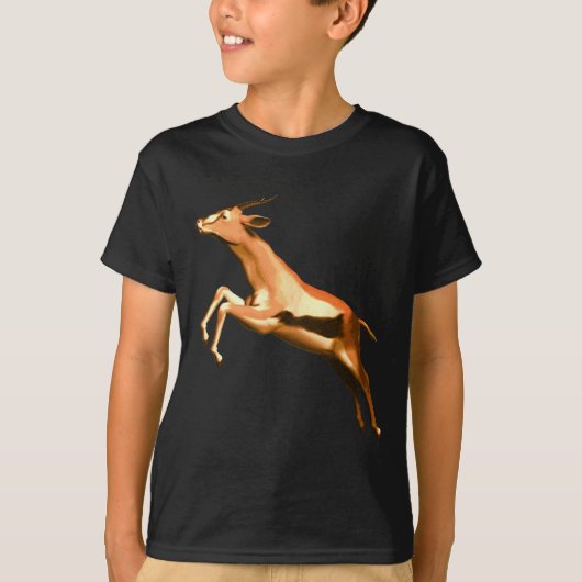 Springen der Gazelle T-Shirt (Vorderseite)