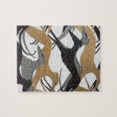 Springen der Jagdhunde Puzzle (Horizontal)