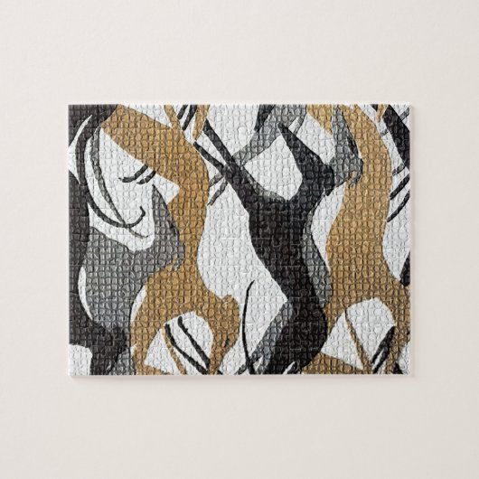 Springen der Jagdhunde Puzzle (Horizontal)