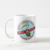 Springen der Lemming-Tasse Kaffeetasse (Links)