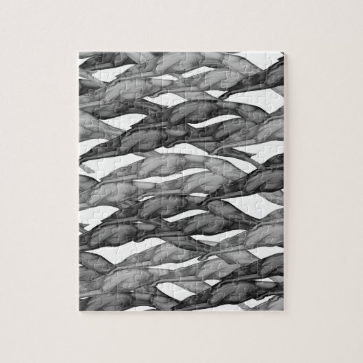 Springen der Windhunde Puzzle (Vertikal)