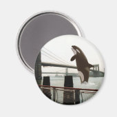 Springen des Brooklyn Bridge Magnet (Vorderseite/Rückseite)