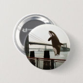 Springen des Brooklyn-Brücken-Knopfes Button (Vorne & Hinten)