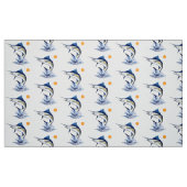 Springen des Speerfisch-Gewebes Stoff (Fat Quarter (45,7 x 55,9 cm))