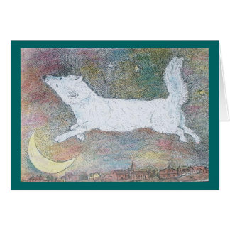 Springen des Wolfs