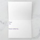 Springen im Raum Dankeskarte (Innenseite)