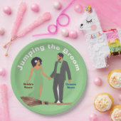 Springen im Raum Pappteller (Party)