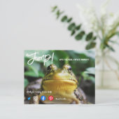 springen in den echten Anwesen-Markt verkaufen Zuh Postkarte (Stehend Vorderseite)