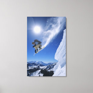 Springen in den Snake Creek Canyon von Clayton 3 Leinwanddruck