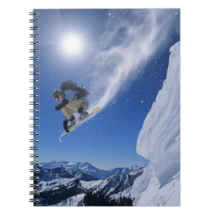 Springen in den Snake Creek Canyon von Clayton 3 Notizblock