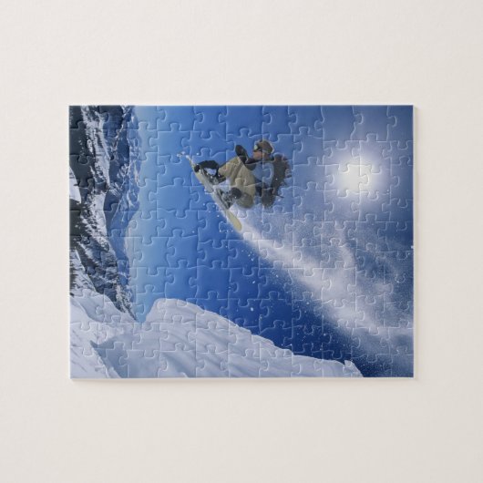 Springen in den Snake Creek Canyon von Clayton 3 Puzzle (Horizontal)