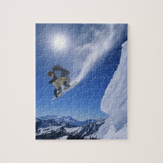 Springen in den Snake Creek Canyon von Clayton 3 Puzzle (Vertikal)