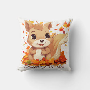 Springen ist Leben Kissen