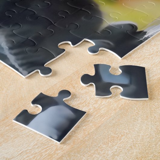 Springen katzenartig puzzle (Seite)