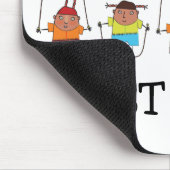 Springen Sie einfach Mausunterlage Mousepad (Ecke)