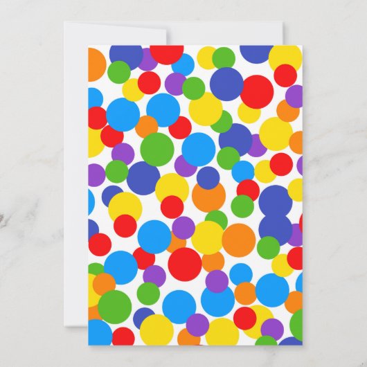 Springen Sie Einladung (Rückseite)