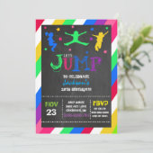 Springen Sie Einladung (Stehend Vorderseite)