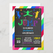 Springen Sie Einladung (Vorne/Hinten)