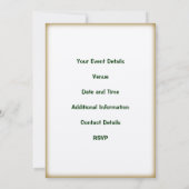 Springen Sie Einladung (Rückseite)