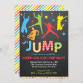 Springen Sie Einladung/Trampoline-Einladung Einladung (Vorne/Hinten)