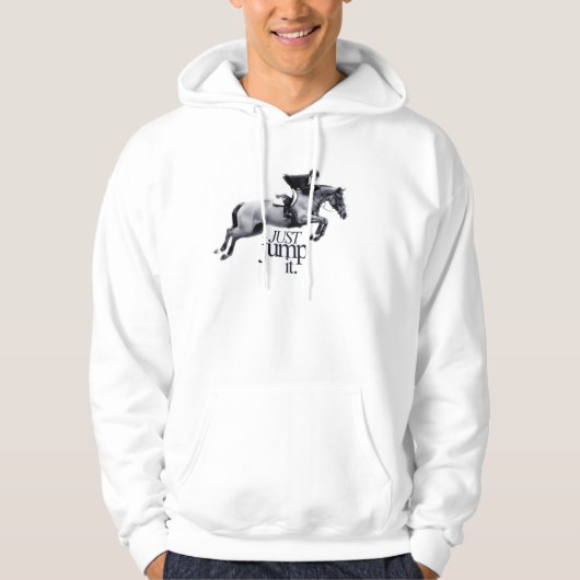 Springen Sie es einfach Hoodie (Vorderseite)