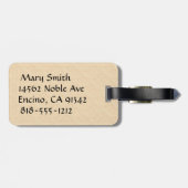 Springen Sie es einfach! Pferd Gepäckanhänger (Rückseite horizontal)