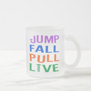 Springen Sie, fallen Sie, ziehen Sie, Live Mattglastasse