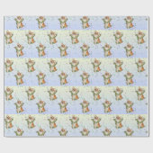 Springen Sie für Freudecorgi-Packpapier Geschenkpapier (Flach)