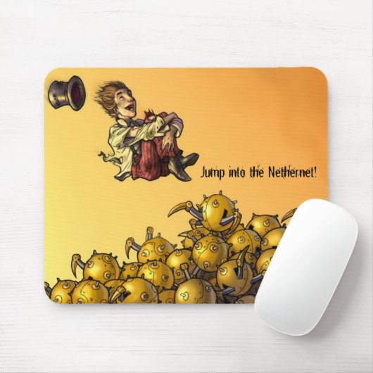 Springen Sie herein! Mousepad (Mit Mouse)