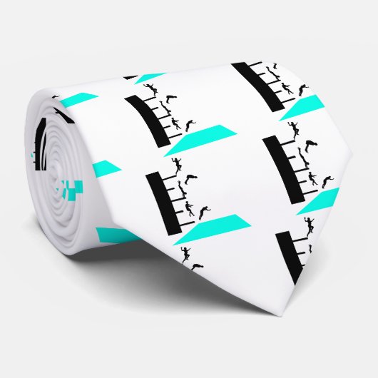 springen Sie in Pool Krawatte (Gerollt)