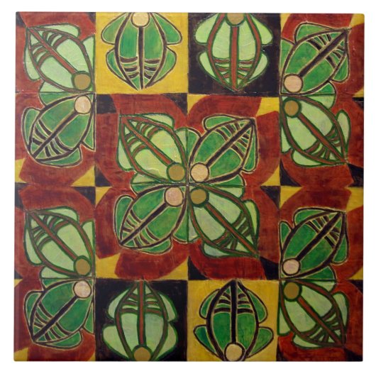 "Springen Sie" (Malerei) Keramik-Fliese Fliese (Vorderseite)