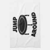 Springen Sie um Trampoline Küchentuch (Vertikal)
