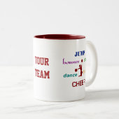 Springen Sie Zweifarbige Tasse (VorderseiteRechts)