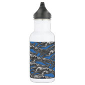 Springen von Borzoi Edelstahlflasche (Rechts)