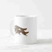 Springen von Borzoi Kaffeetasse (Vorderseite Links)
