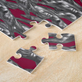 Springen von Borzoi Puzzle (Seite)