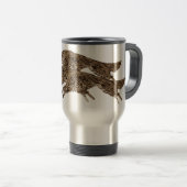 Springen von Borzoi Reisebecher (VorderseiteRechts)