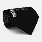 Springen von Tigerweiß Krawatte (Gerollt)