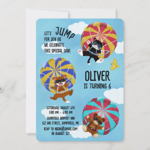 Springen wir für die Einladung zur Geburtstagspart