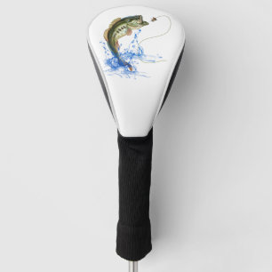 Springende Barschangeln Golf Headcover