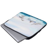 Springende Delfine Laptopschutzhülle (Vorne Knopf)