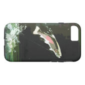 SPRINGENDE FORELLEN KUNST Case-Mate iPhone HÜLLE (Rückseite (Horizontal))