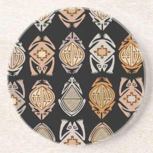 Springende Frösche Getränkeuntersetzer