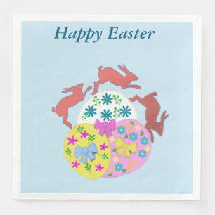 Springende Hasen  Serviette