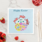 Springende Hasen Serviette (Beispiel)