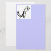 Springende Katze2 Briefpapier (Vorne/Hinten)