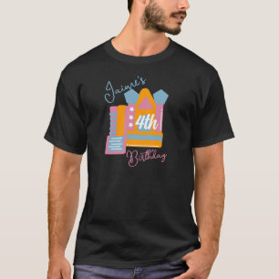 Springende Party Farbige Aufblasbare Geburtstag T-Shirt