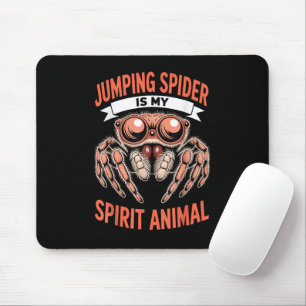 Springende Spinnenkunst für Männer Frauen Kinder, Mousepad