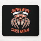 Springende Spinnenkunst für Männer Frauen Kinder, Mousepad (Vorne)