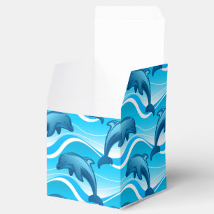 Springende Wellen des Delphins Geschenkschachtel